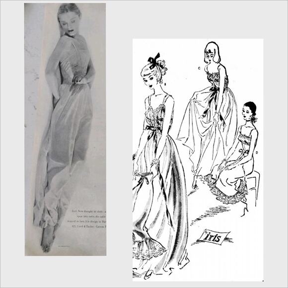 Vintage 1940s Nightgown by Iris Creme Nylon Seersucker Crepe // Size 32 Small - Picture 10 of 11